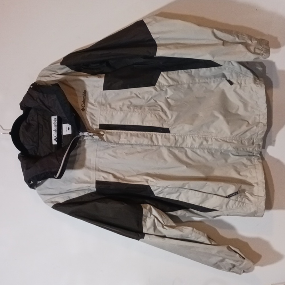 Columbia omni tech packable breathable waterproof shell jacket sz L